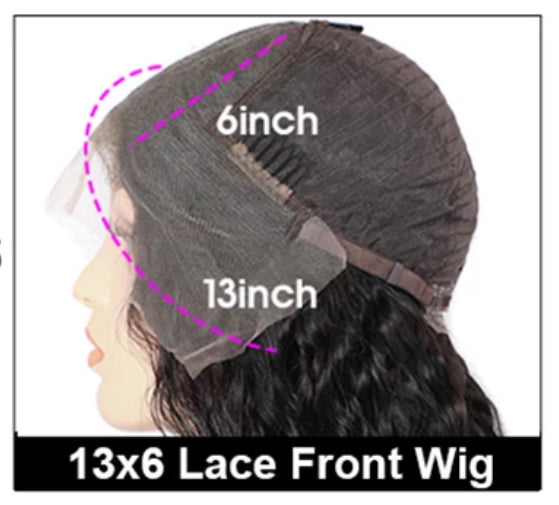 13x6 Water Wave Wig